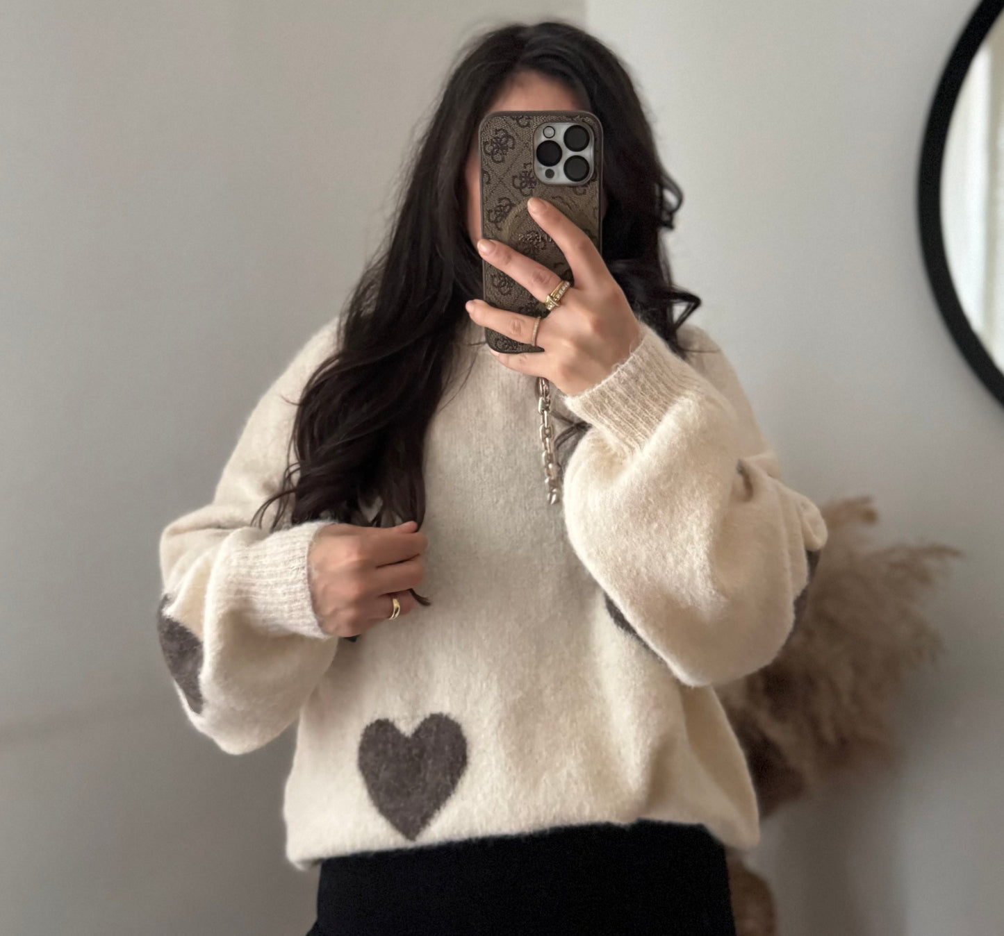 Pullover soft love Ecru/ Teddy