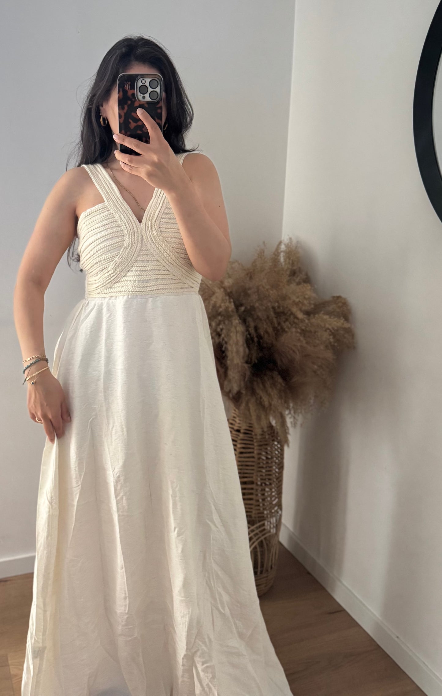 Monaco dress beige