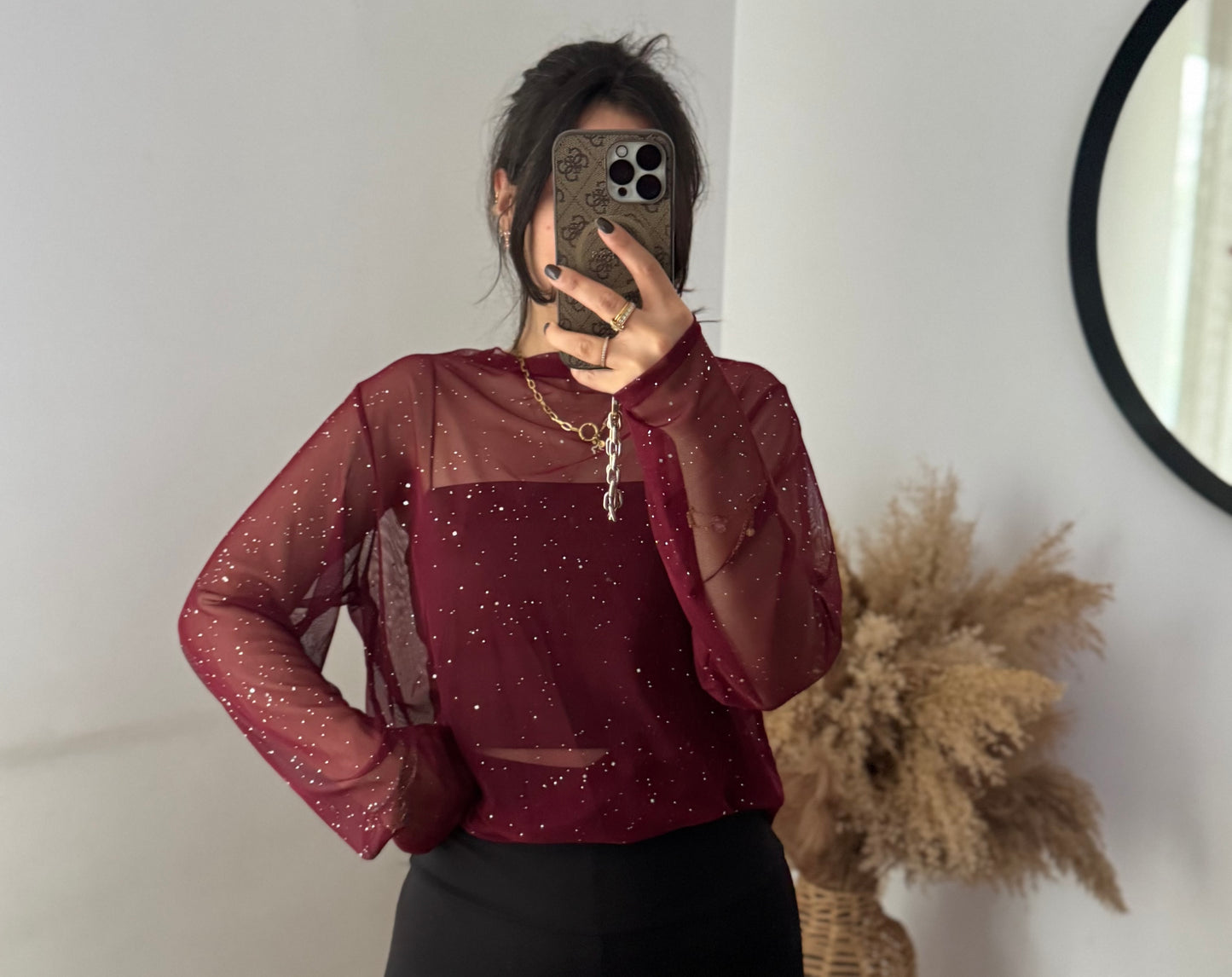 Sparkle wine top