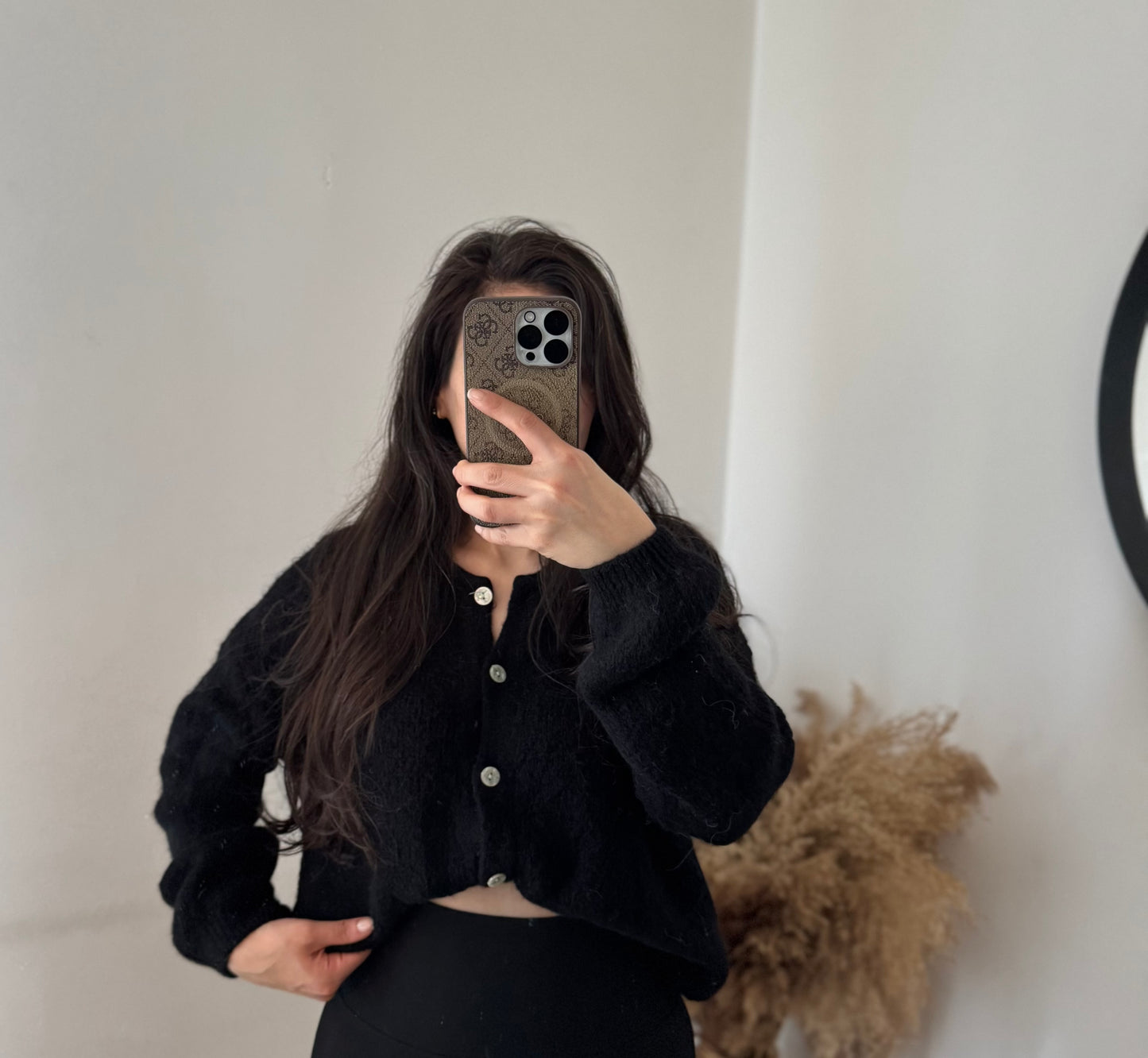 Musthave  Alpaka Cardigan schwarz