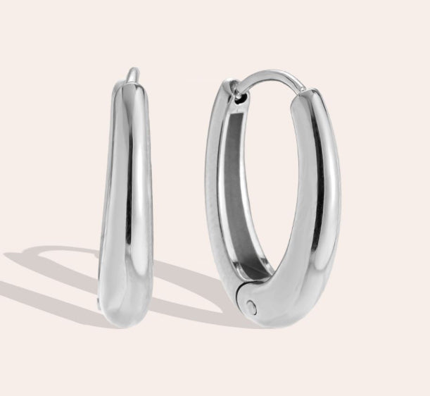 Loop Ohrringe Edelstahl