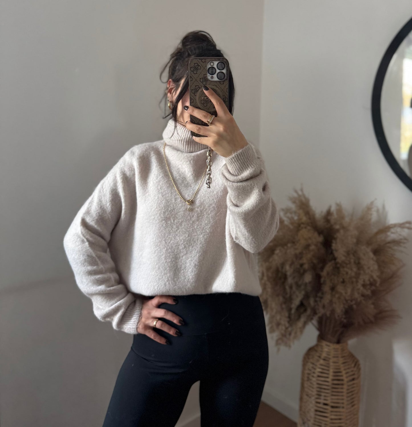 Babyalpaka Rollkragen Pullover