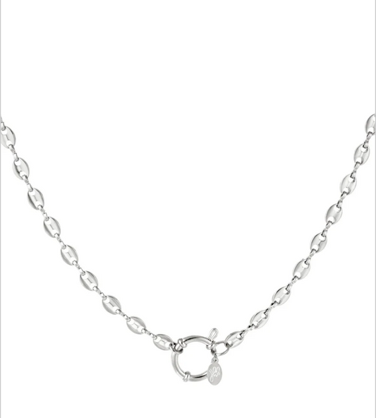 Knot Kette Edelstahl Silber