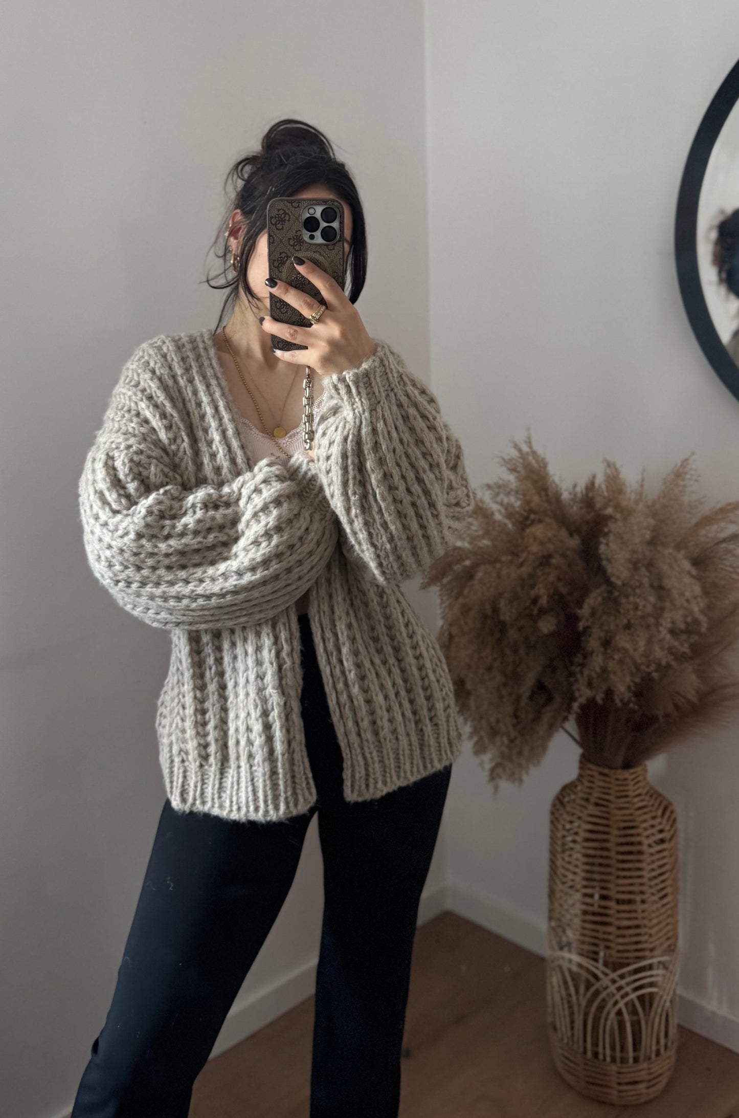 Chunky Cardigan versch Farben