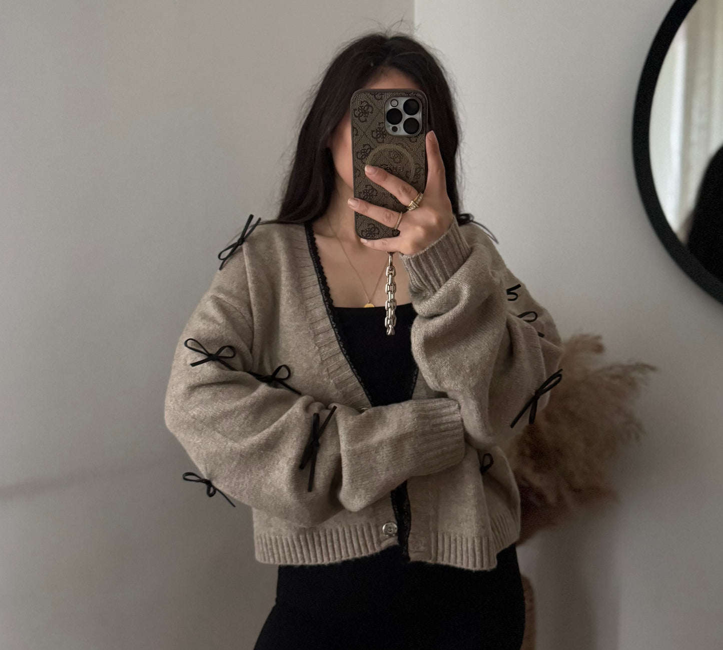 Cardigan Stella bow hellteddy