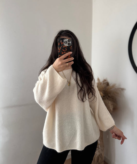 Premium soft Alpaka Ecru