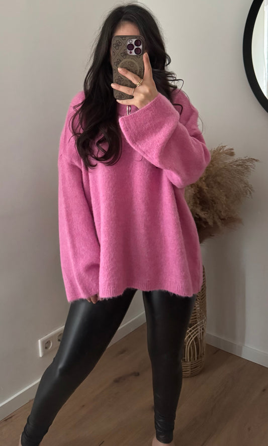 Pullover Schneeflocke pink