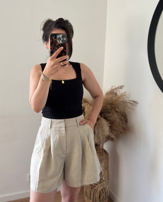City essential Shorts taupe