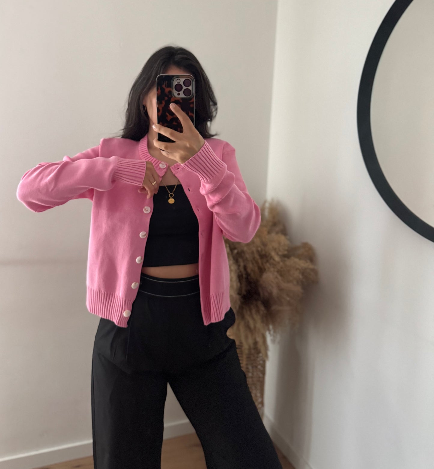 Pure Cotton Cardigan Bubblepink