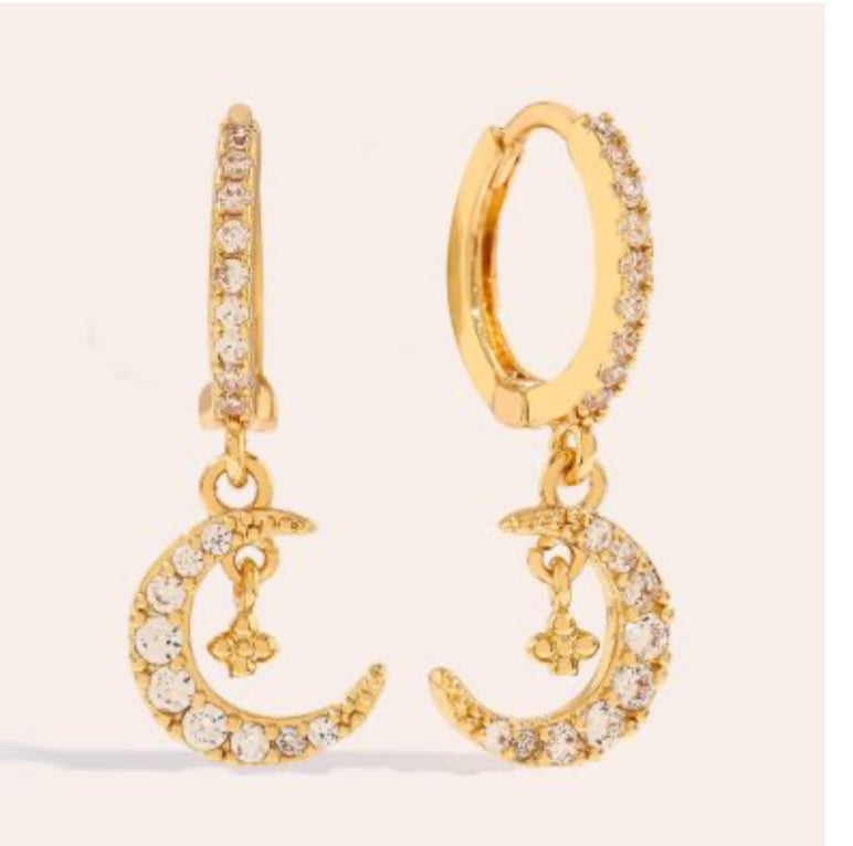 Ohrring Moon versch. Farben