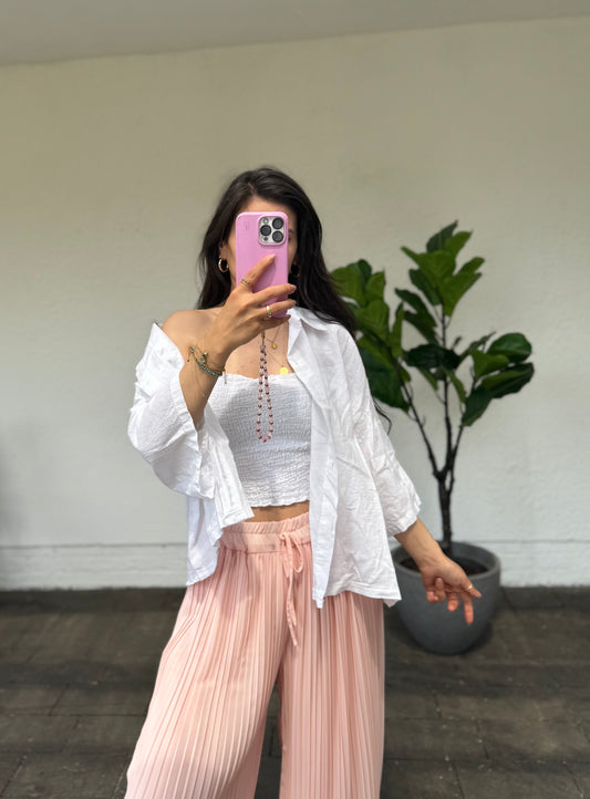 Lino-COTON Bluse versch. Farben