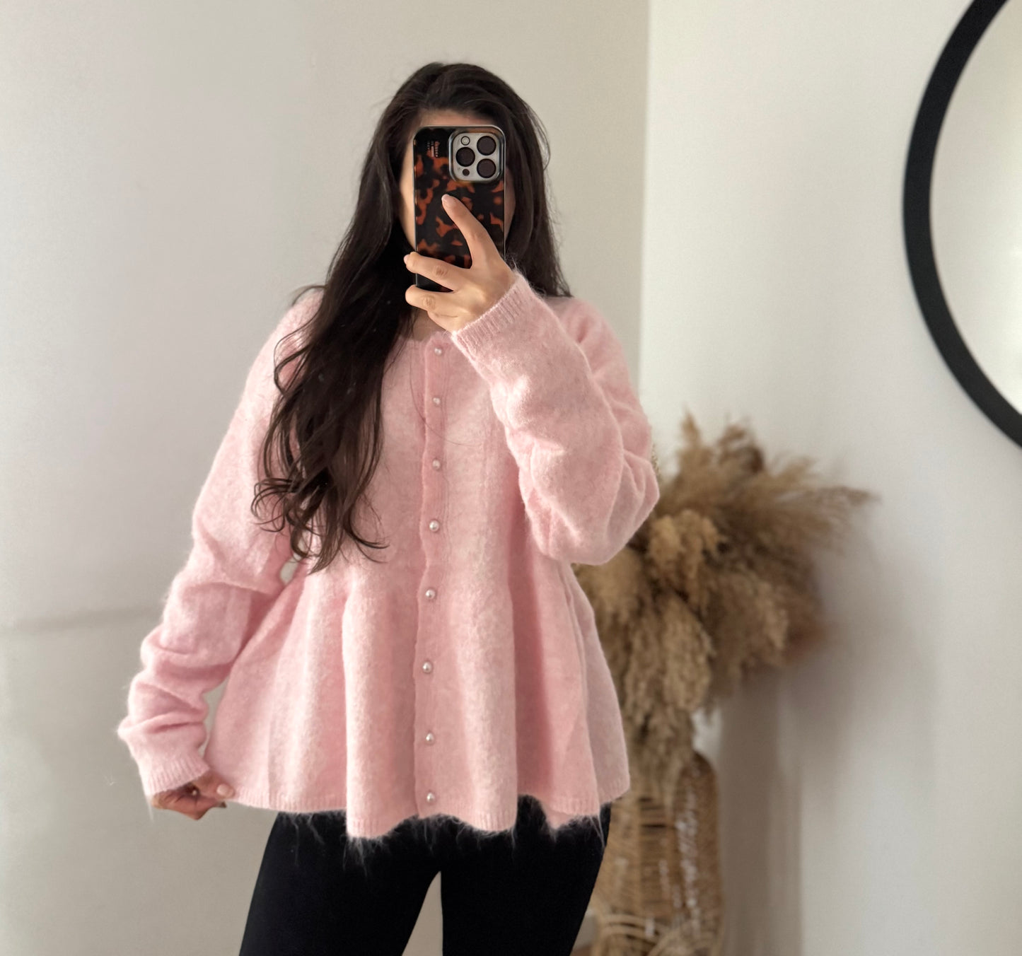 Peplum Musthave cozy babyrosa