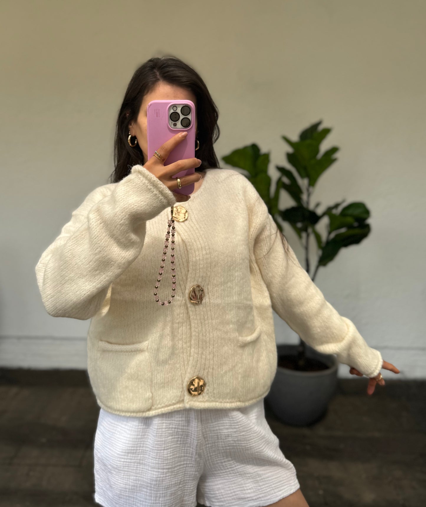 ALY CARDIGAN CREME