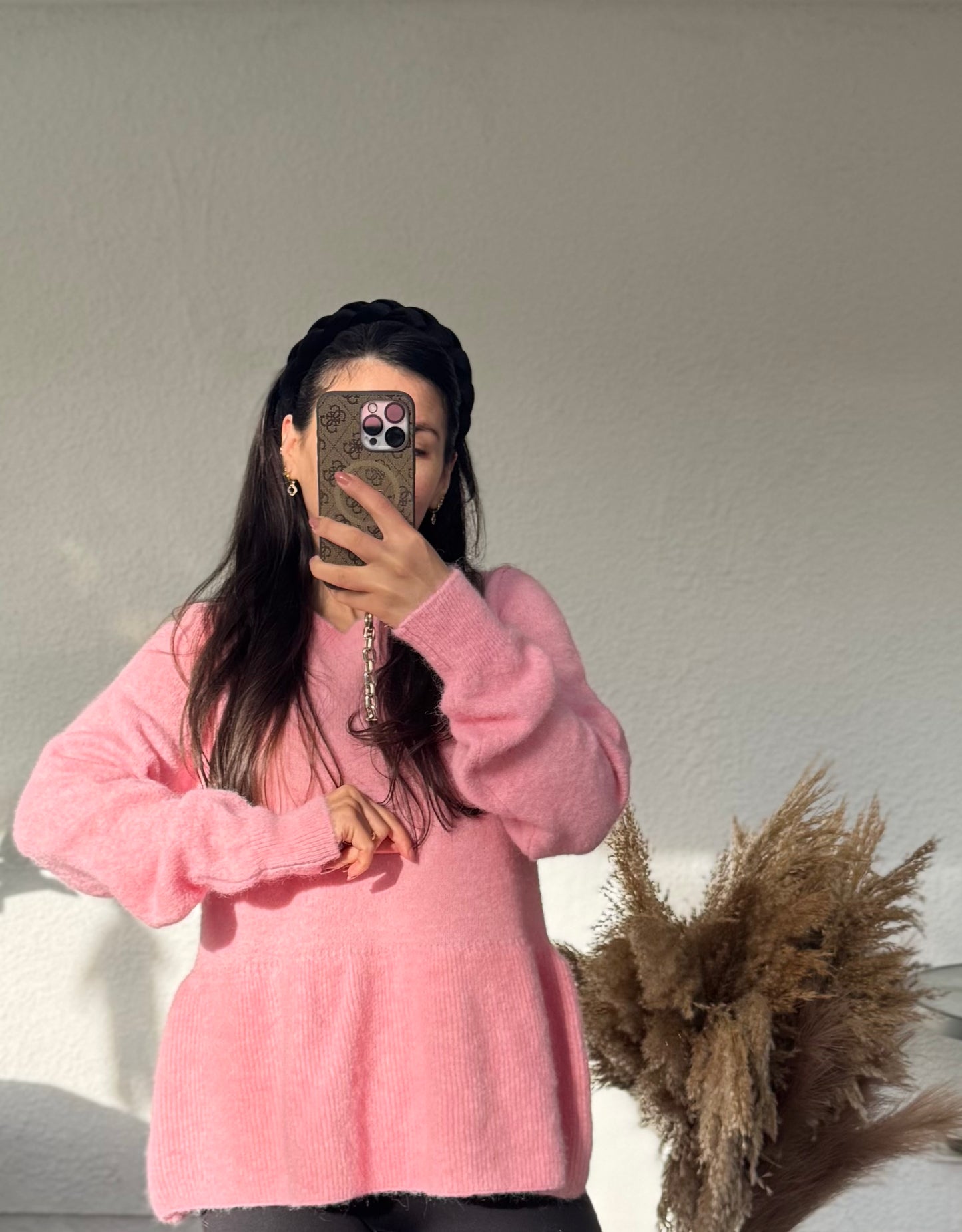 Peplum Alpaka bubblegum