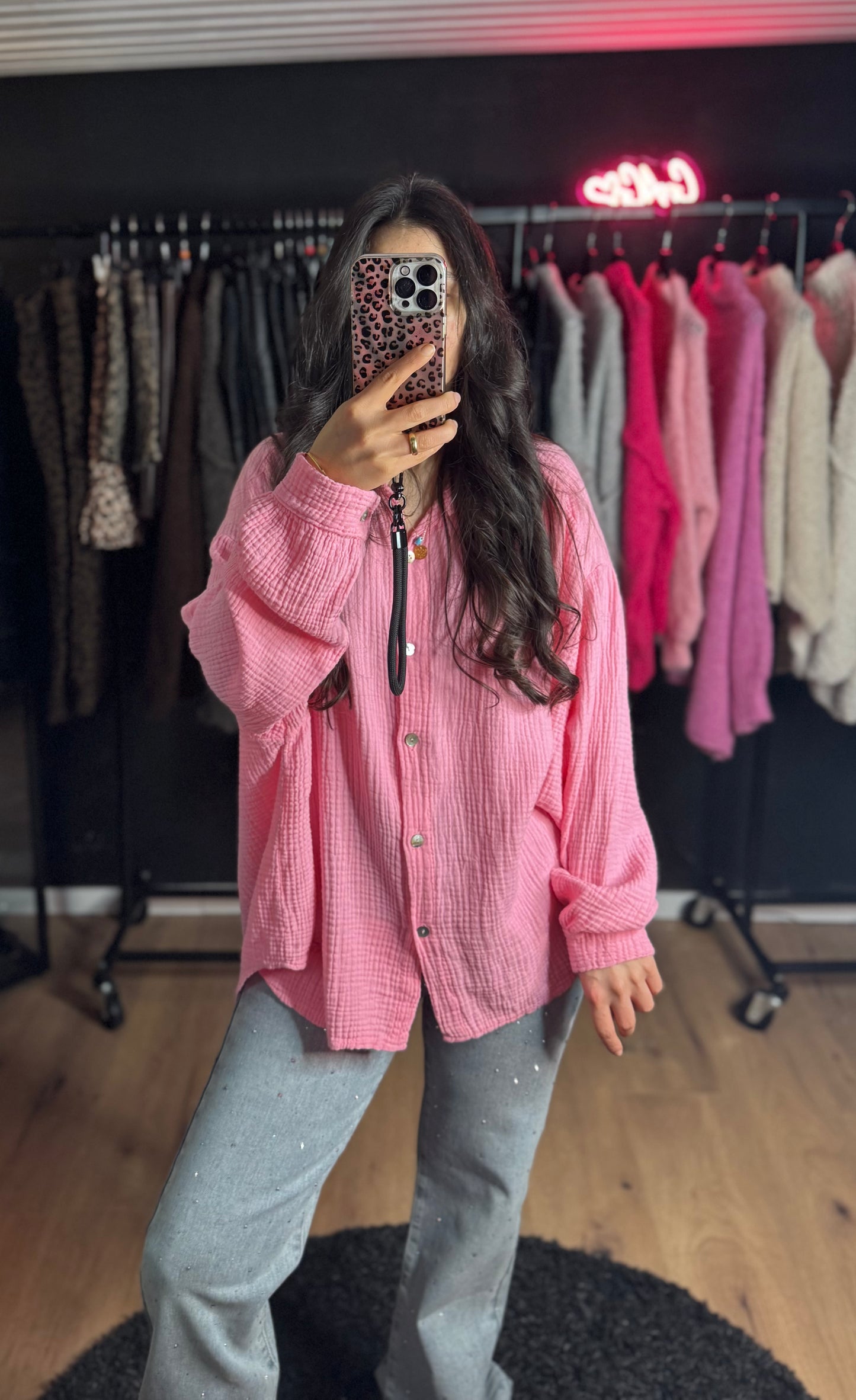 Musselin Bluse Bubble