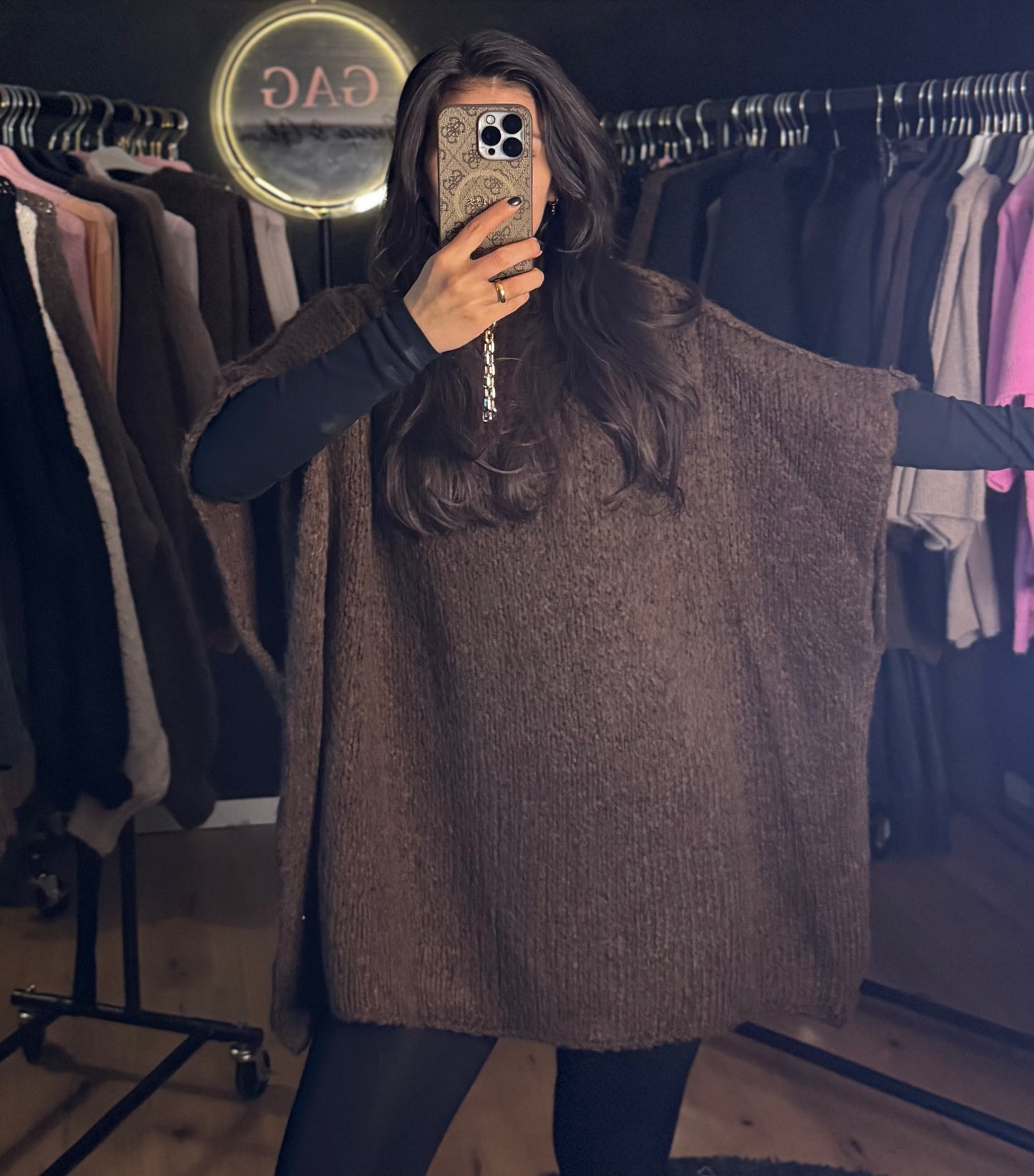 LELLY Pullunder braun