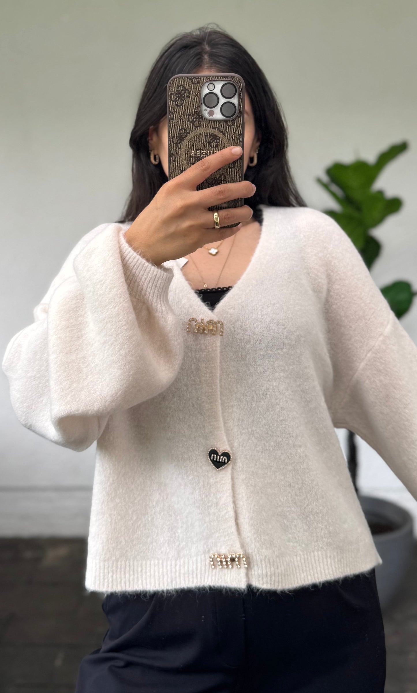 Minmin Cardigan Ecru