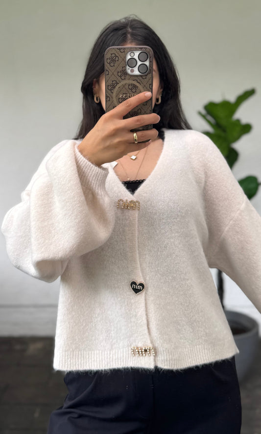 Minmin Cardigan Ecru