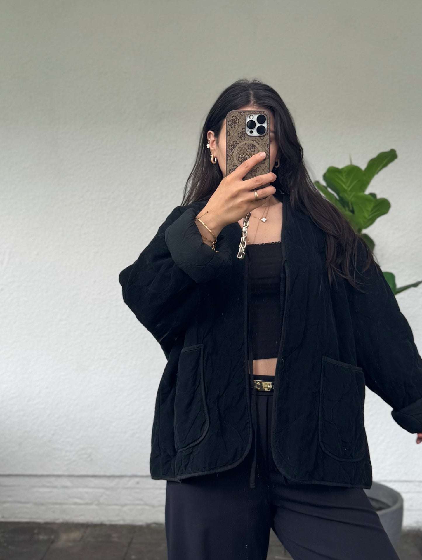 Babycord Jacke schwarz