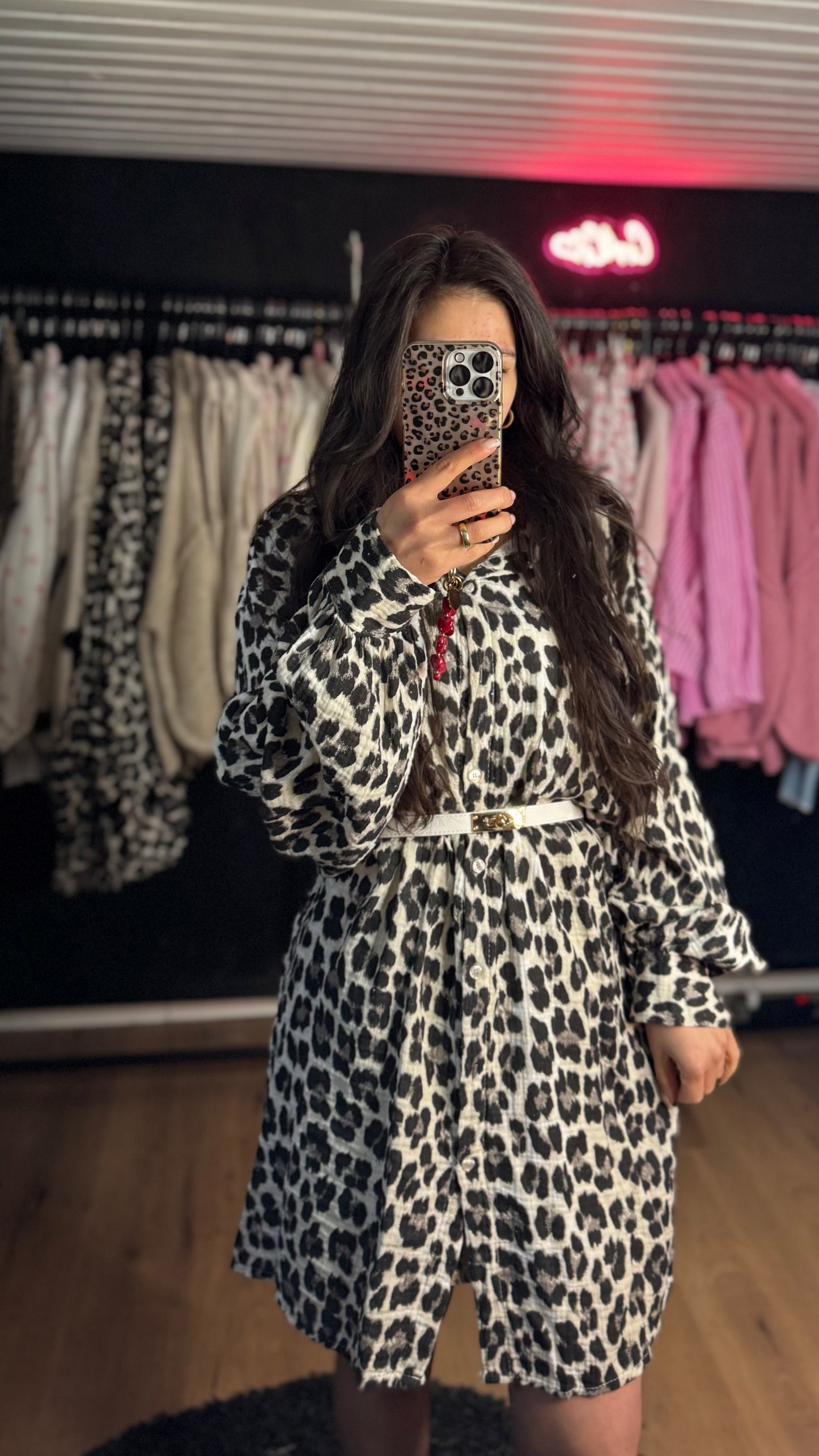 Musselin Bluse/Kleid Leo