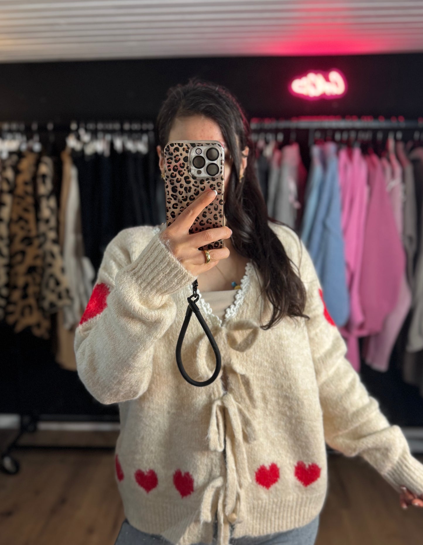 Schleifen Cardigan Love