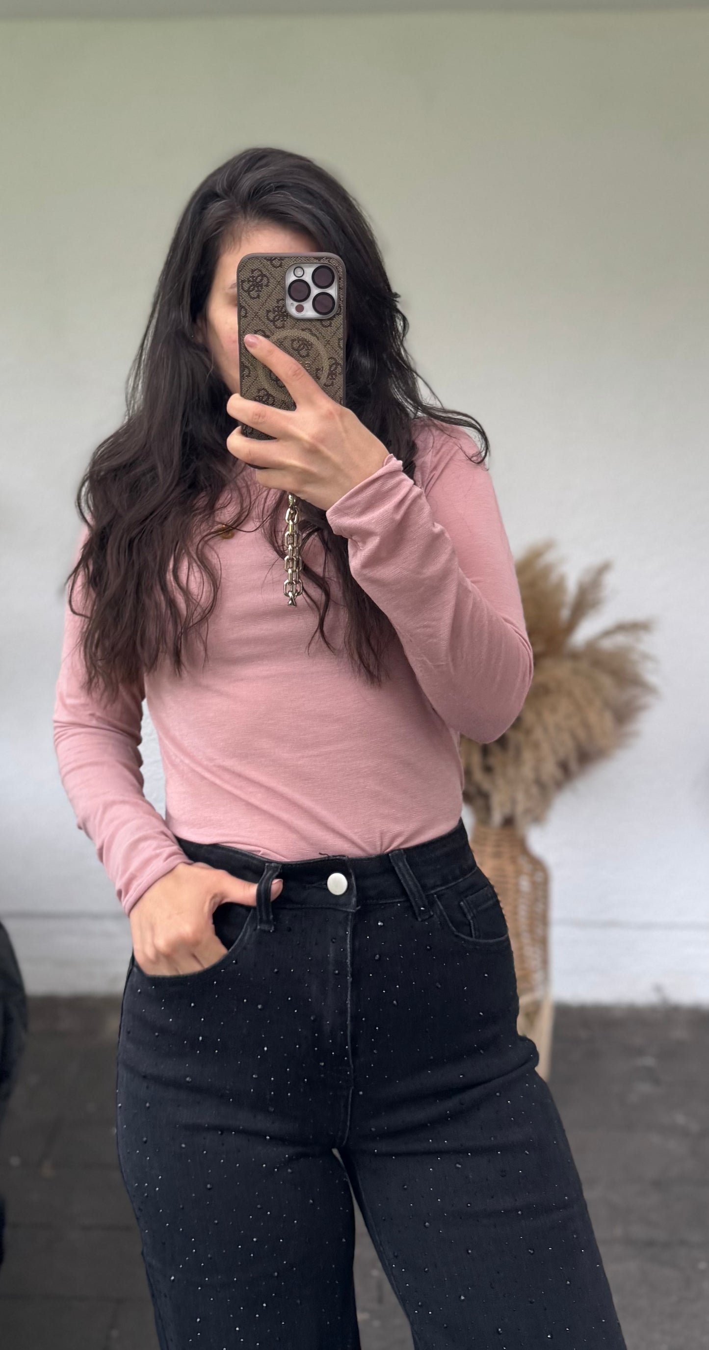 GLITZI Jeans schwarz