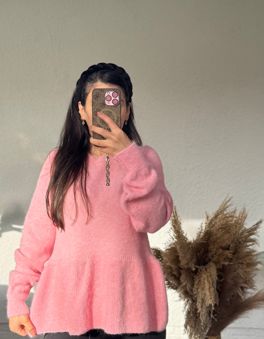 Peplum Alpaka bubblegum