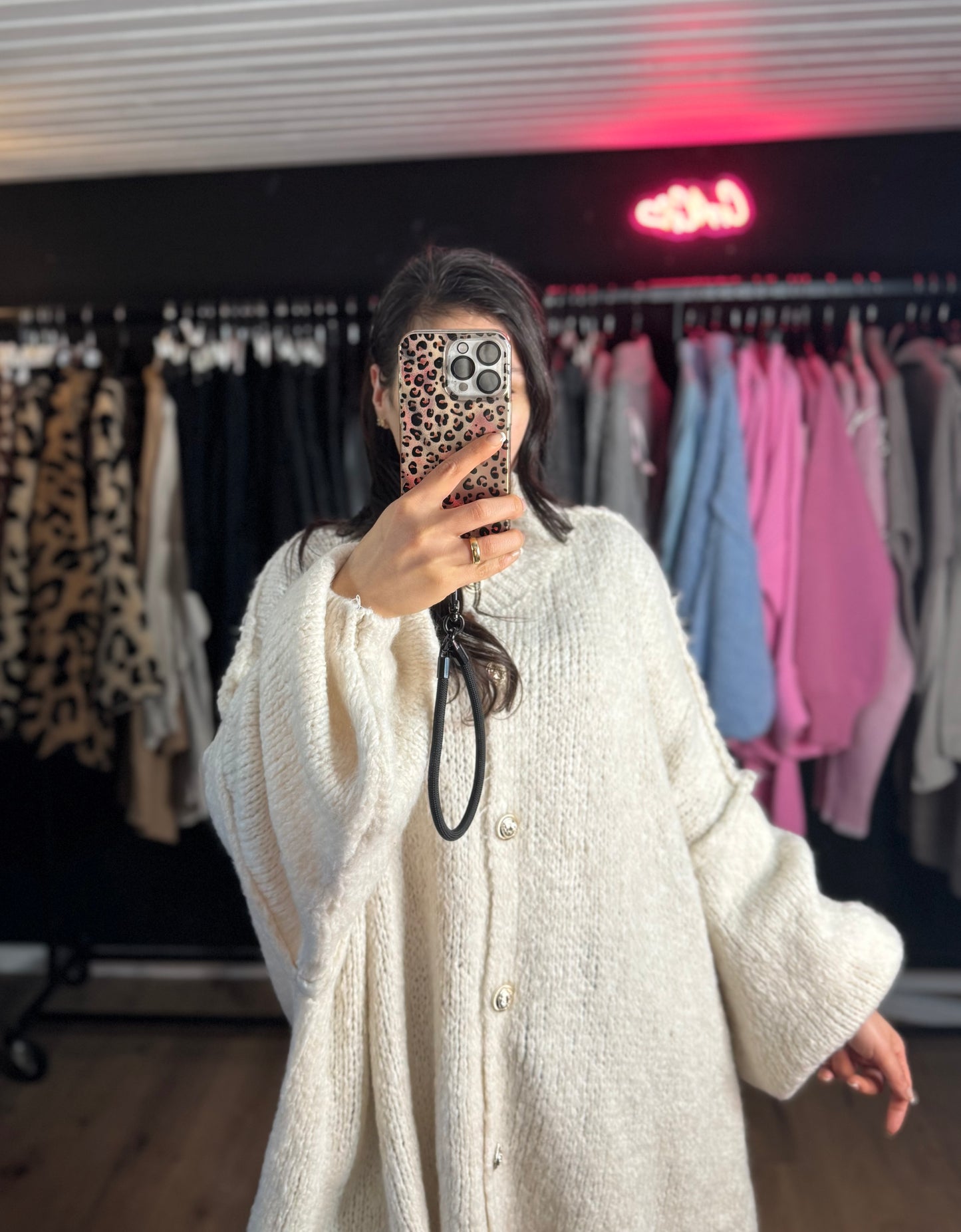 Oversize Cardigan Lelly Beige