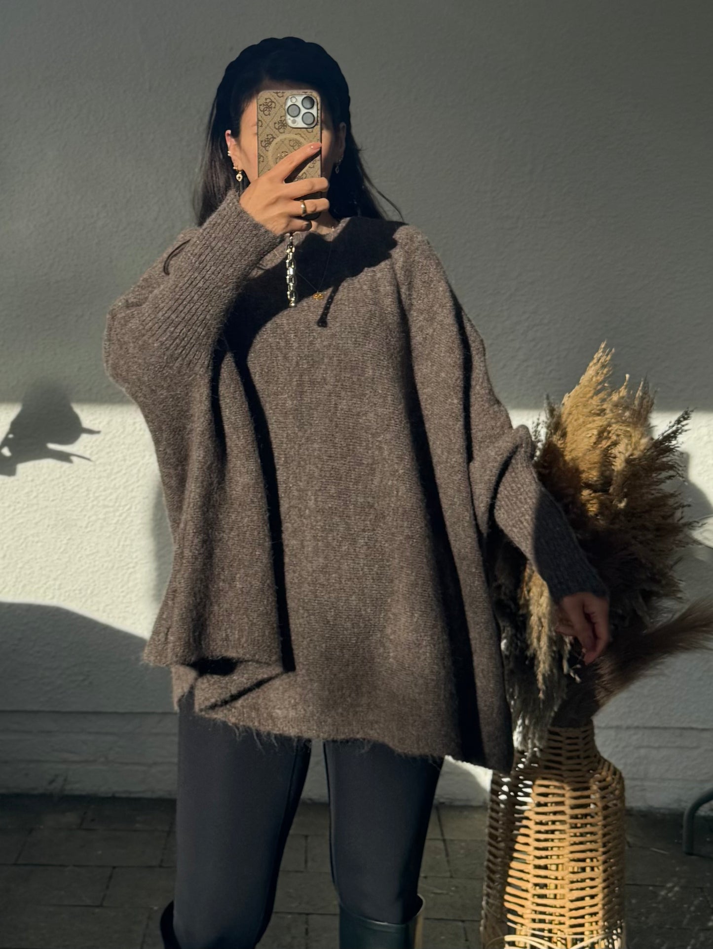 Basic Pullover Alpaka Teddy