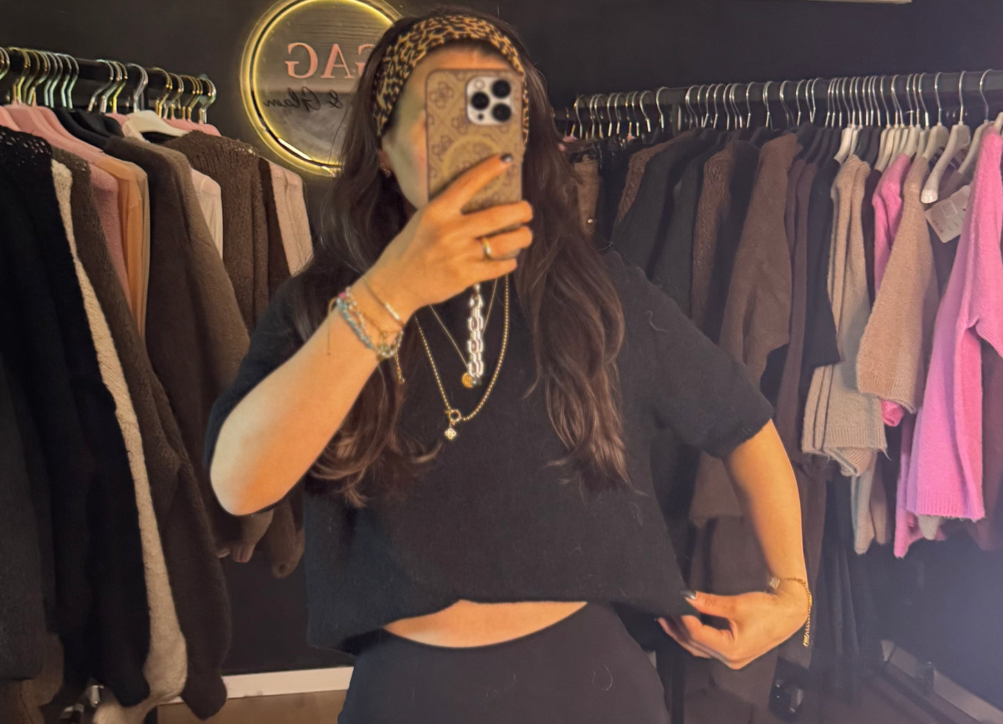 Midarm Soft fluffy Alpaka schwarz