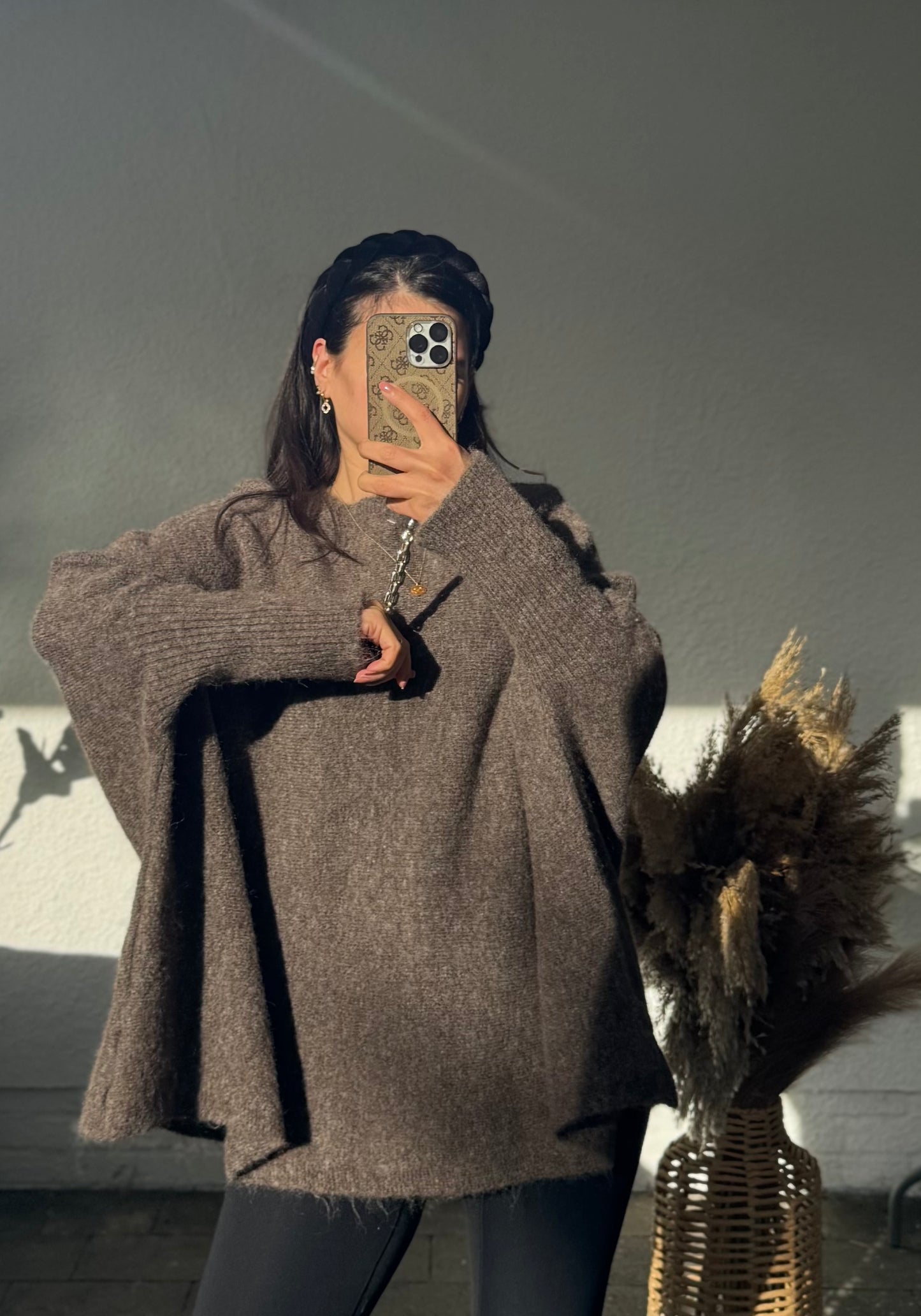 Basic Pullover Alpaka Teddy