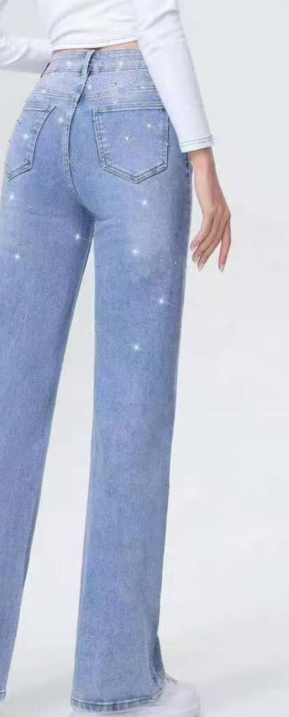 Curvy GLITZI Jeans hell