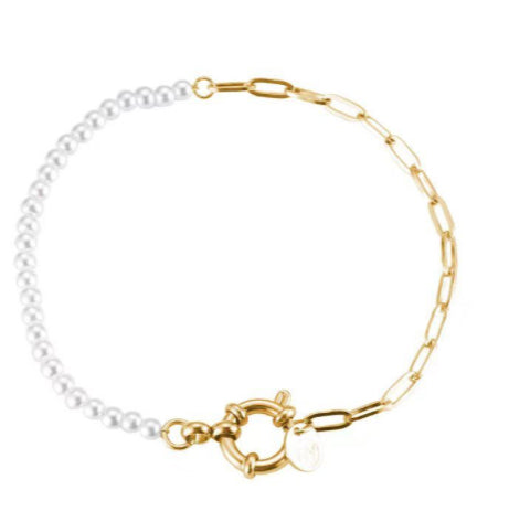 Pearl Gold Armband