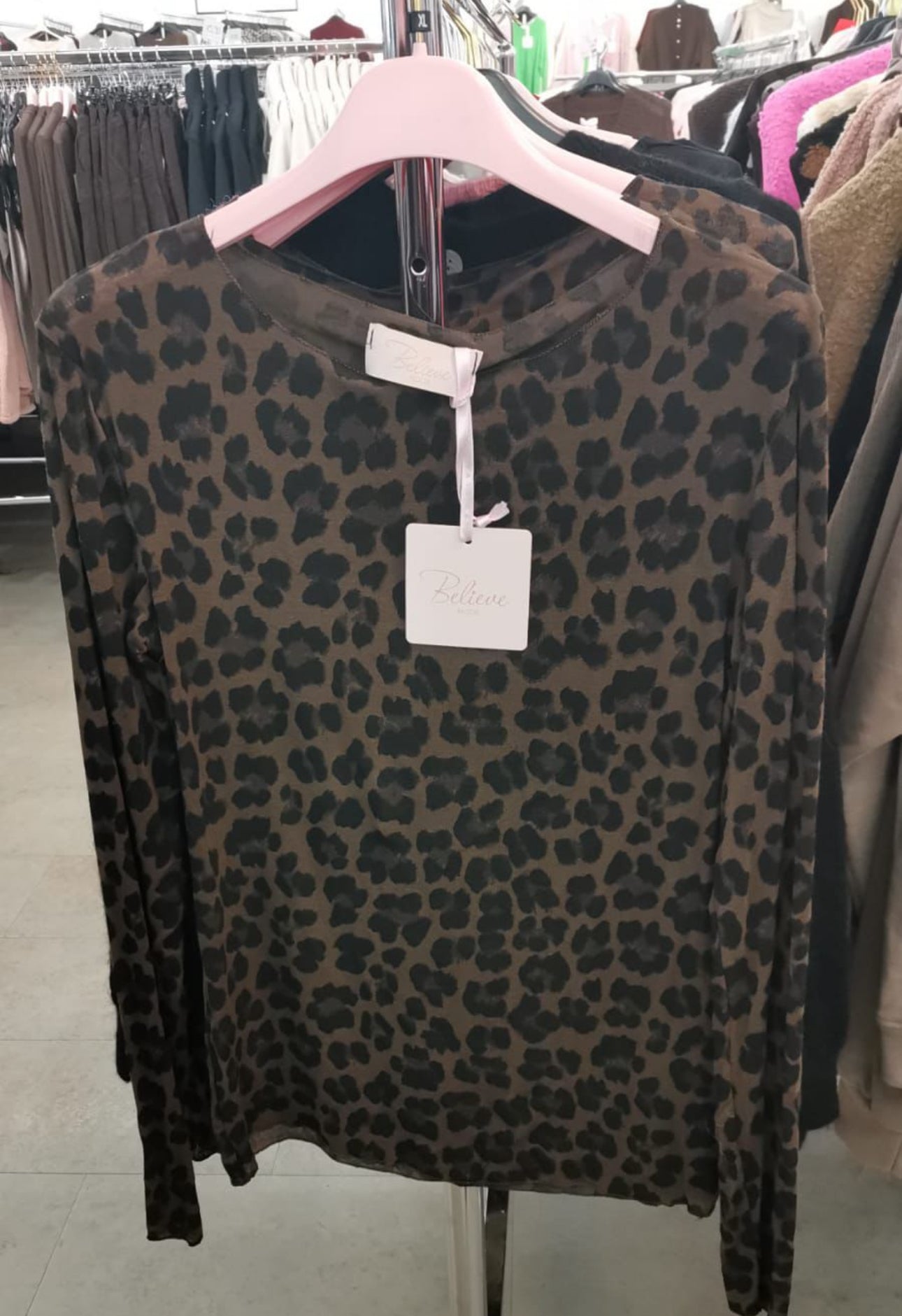 Oversized cashmere Leo dunkel
