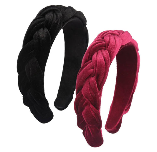 Haarreif Flechtoptik verschiedene Farben