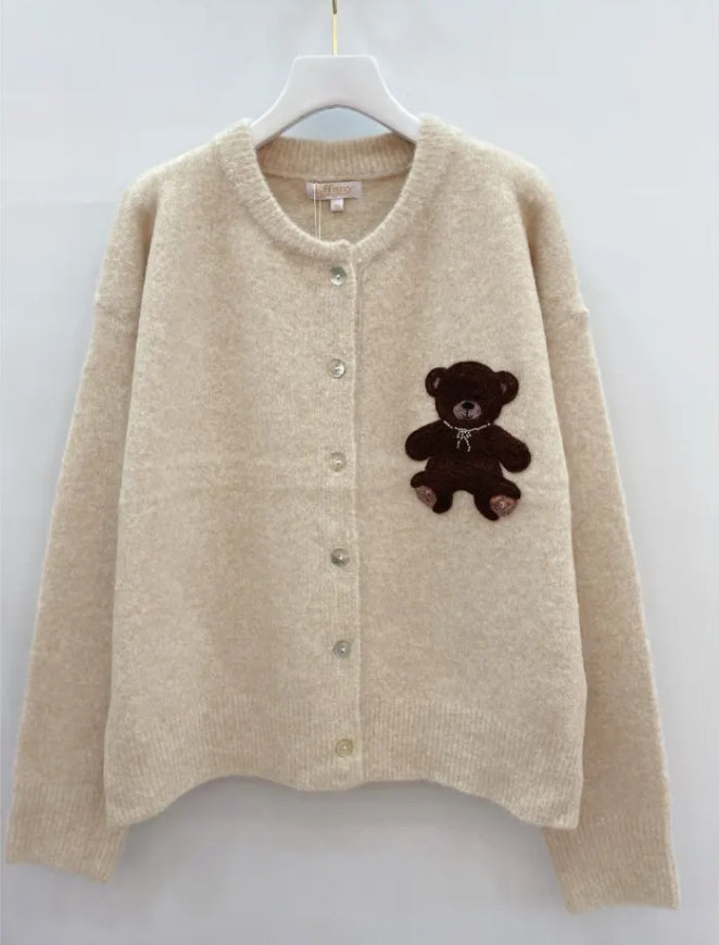Teddy Cardigan versch. Farben