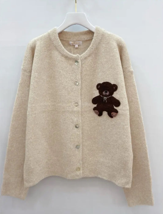 Teddy Cardigan versch. Farben