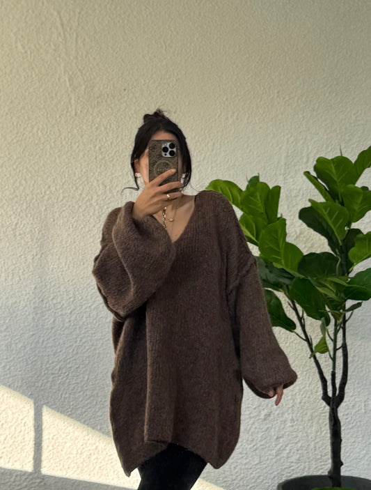 Lelly Pullover V- Teddy