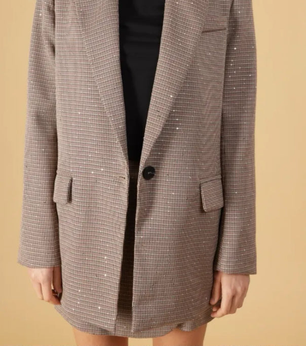Glitzi Blazer kariert