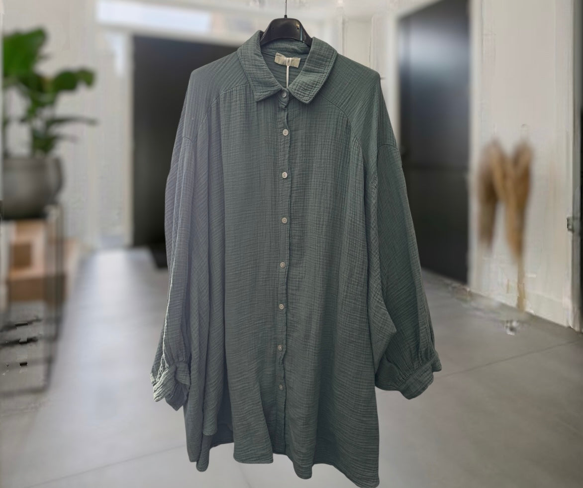 Musselin Curvy versch. Farben