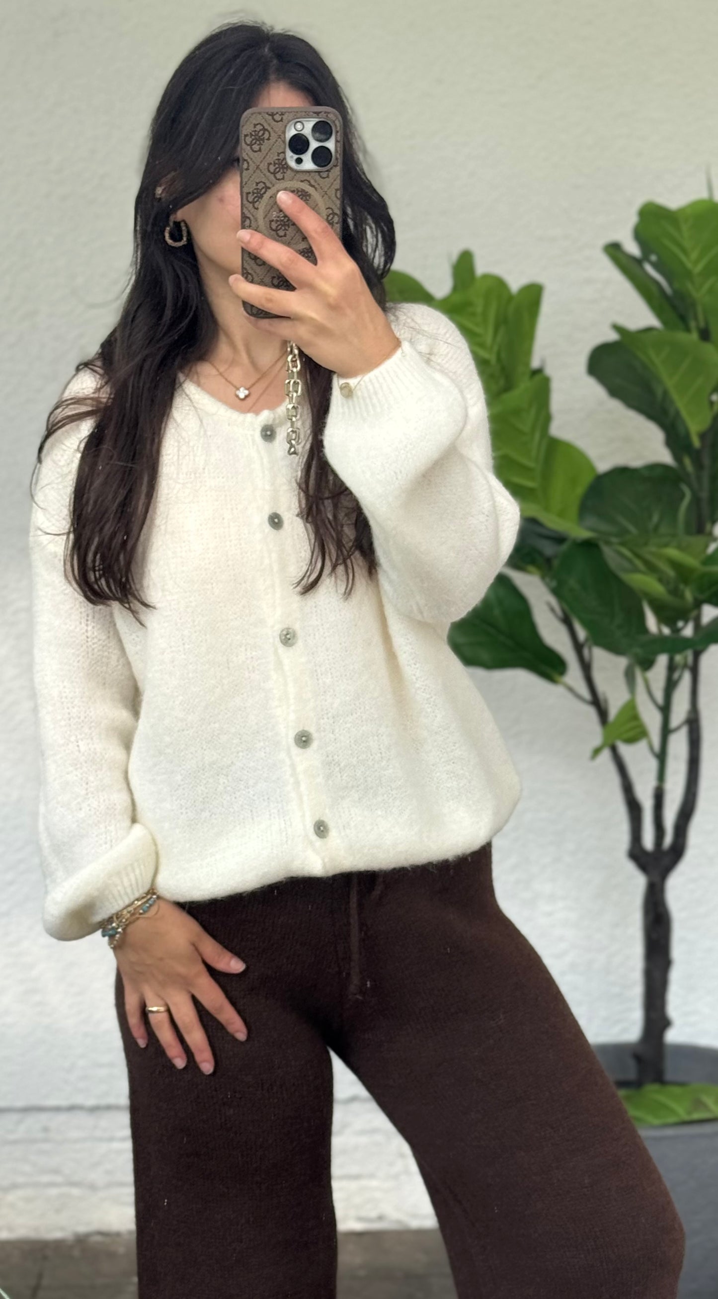 Strickhose  lang versch. Farben