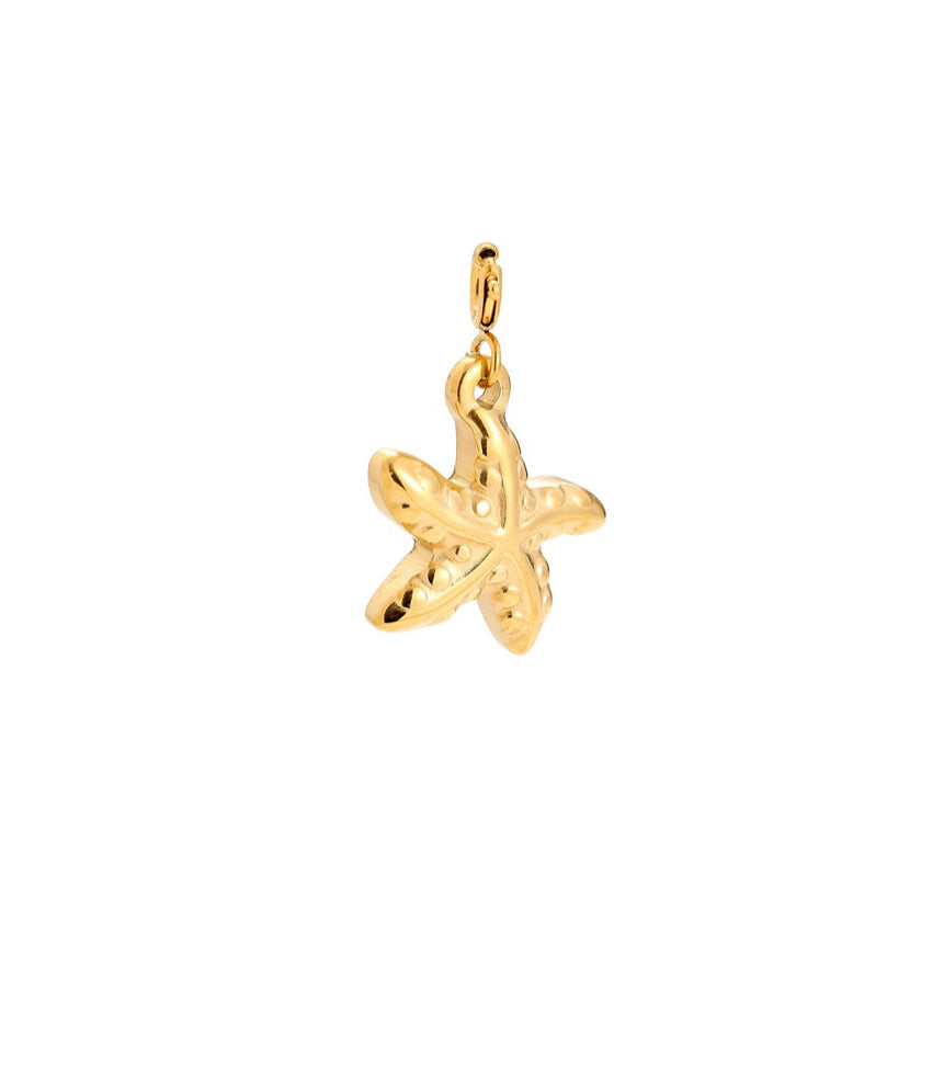 Charm Seestern Gold