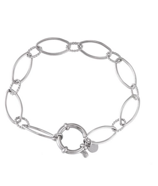 Oval chain Armband