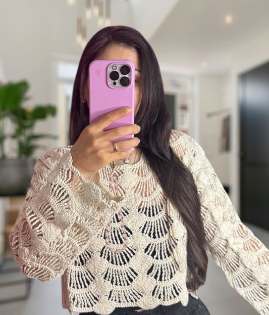 Pearl Shell lace top verschiedene Farben