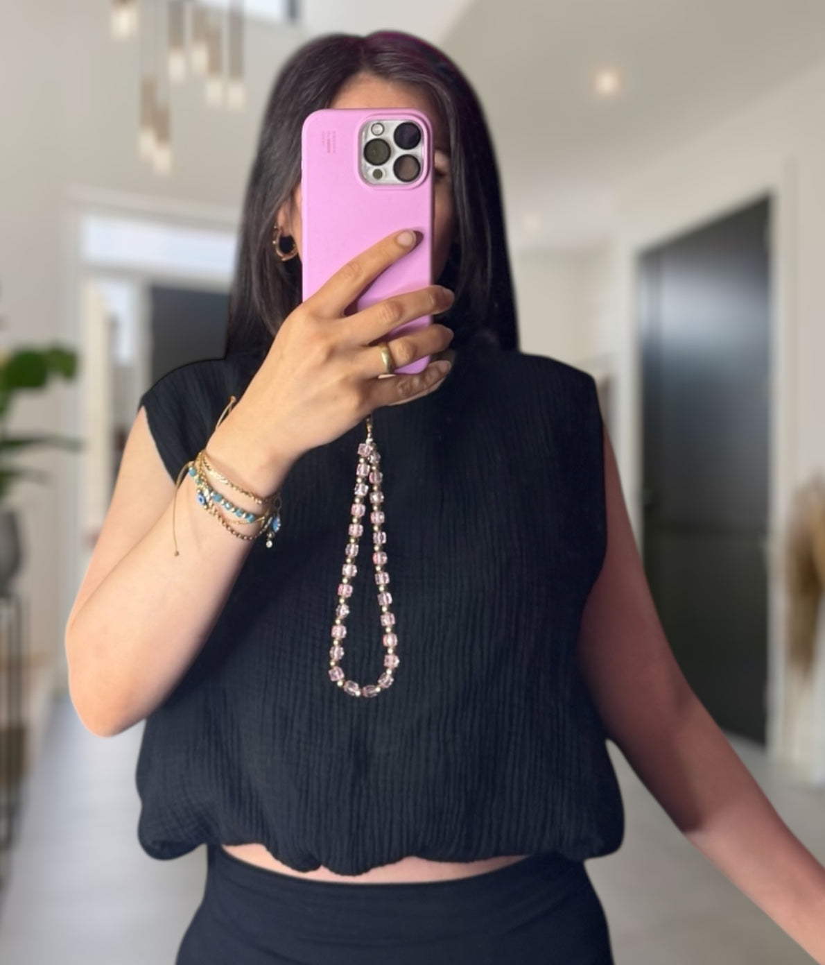 Musselin Crop top verschiedene Farben