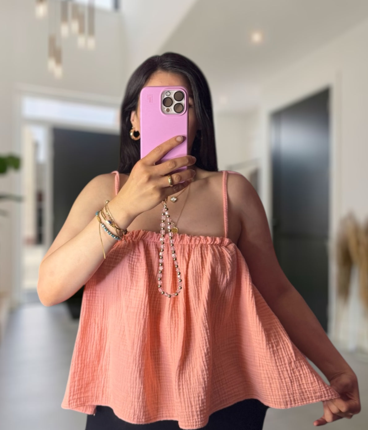 Musselin Trägertop Cleo