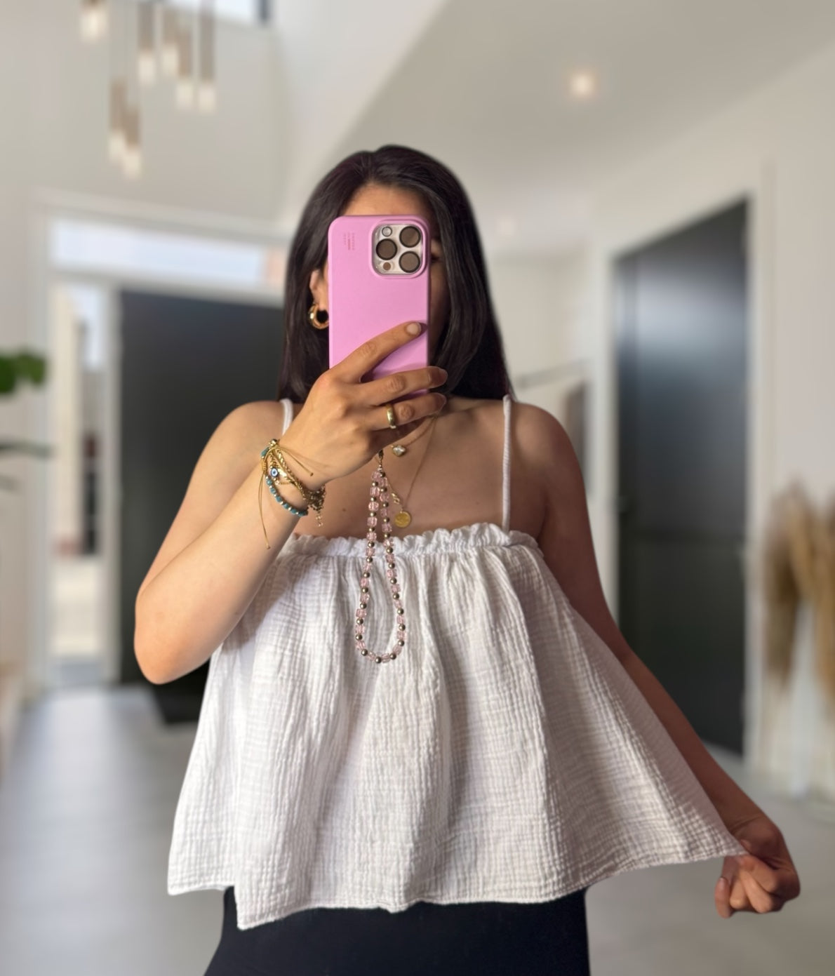 Musselin Trägertop Cleo