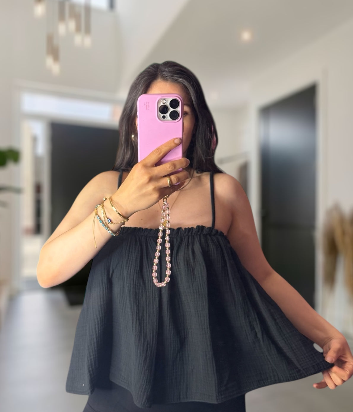 Musselin Trägertop Cleo