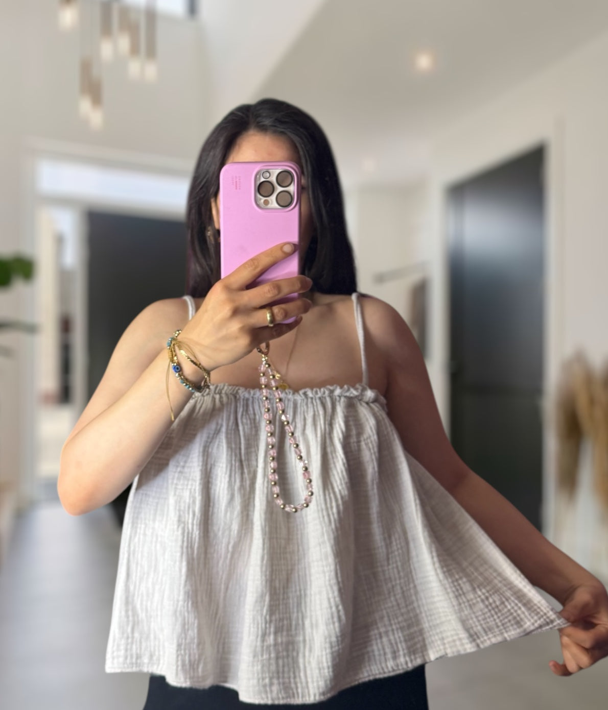 Musselin Trägertop Cleo