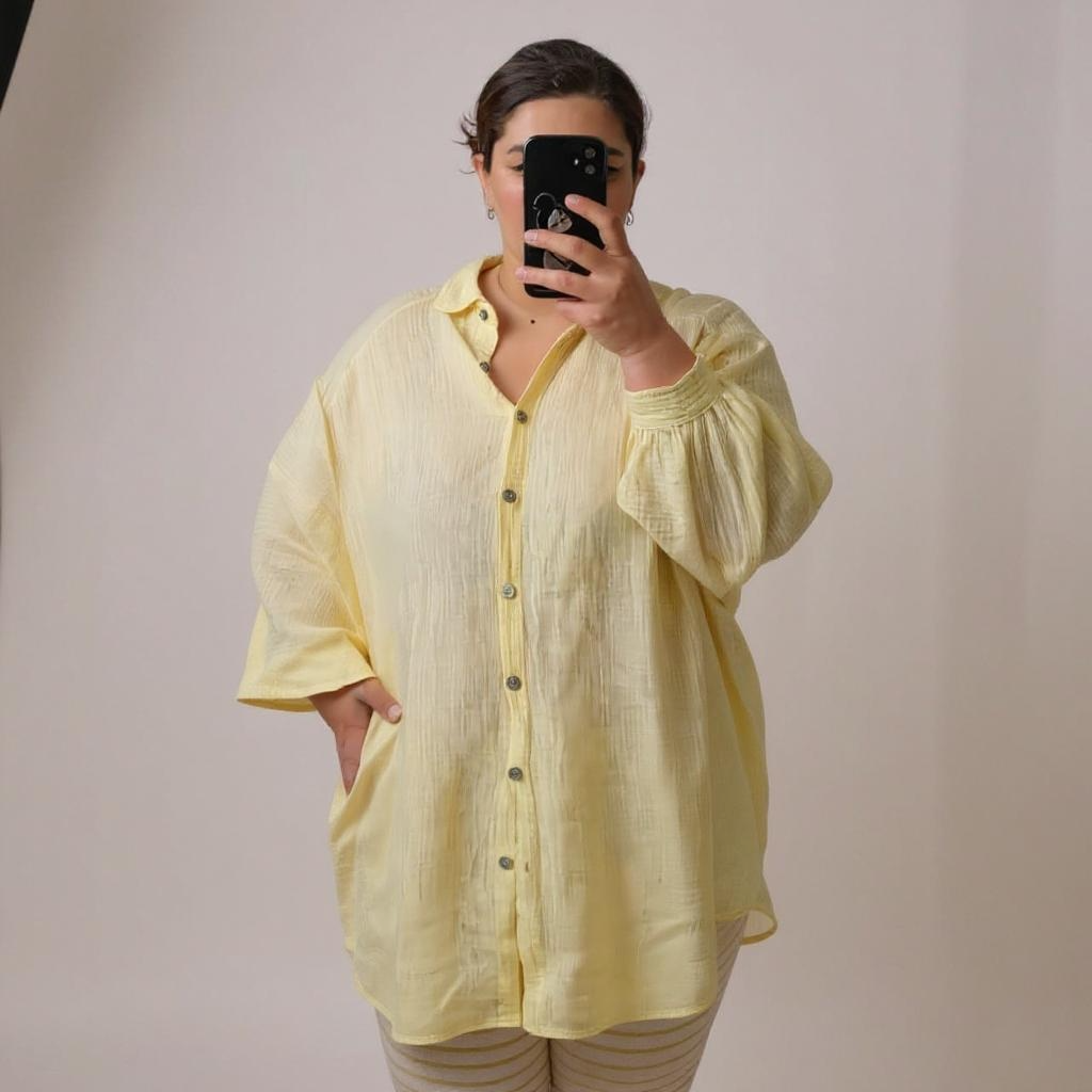 Musselin Curvy versch. Farben